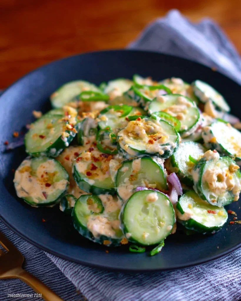 Jalapeno Popper Cucumber Salad