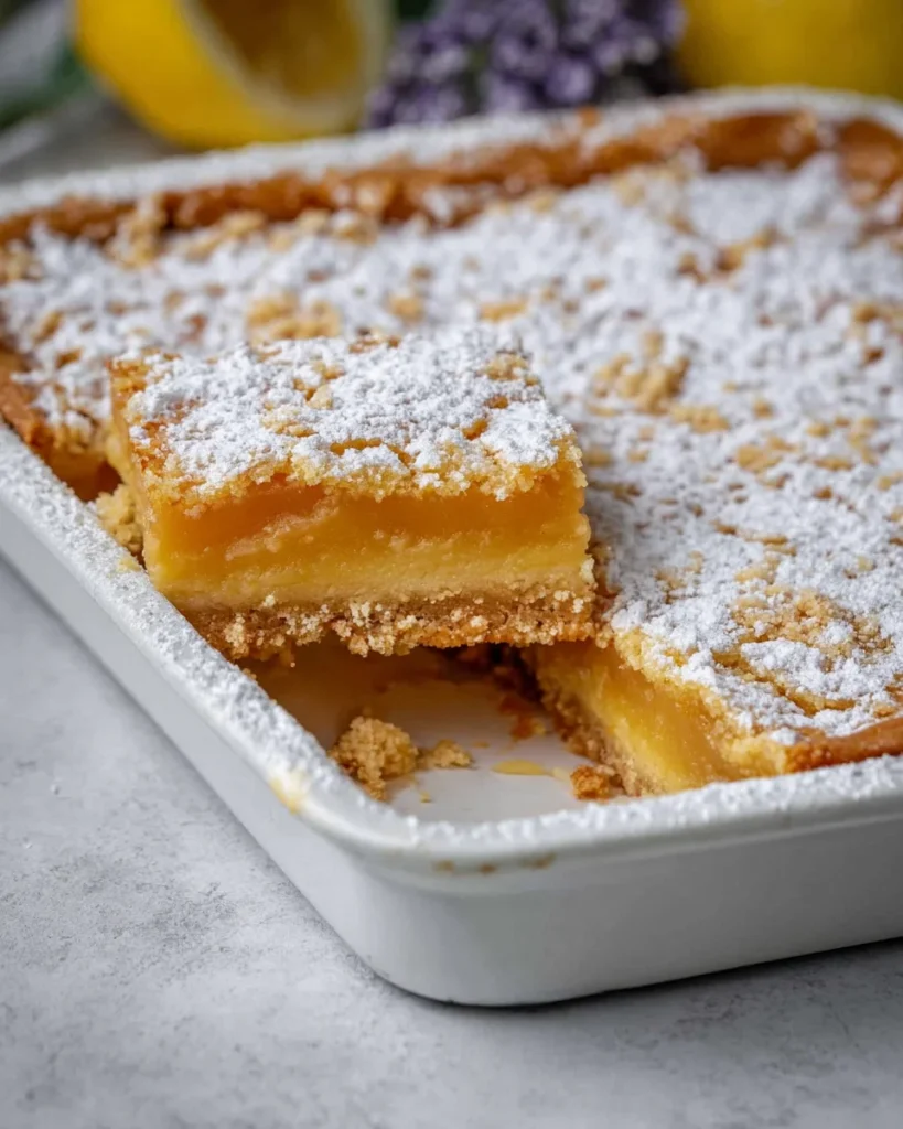 Lavender Lemon Bars