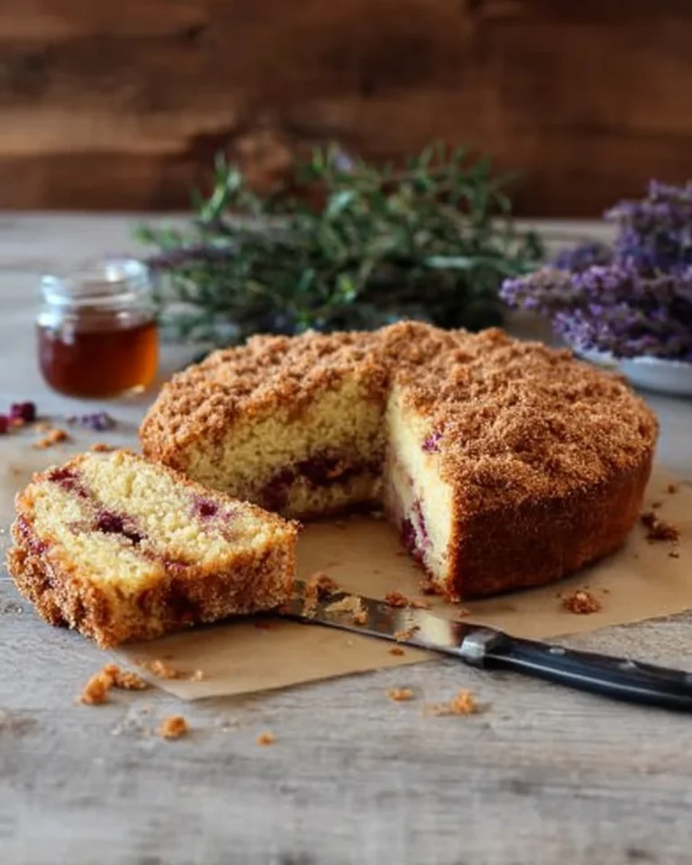 Lavender & Honey Coffee Cake