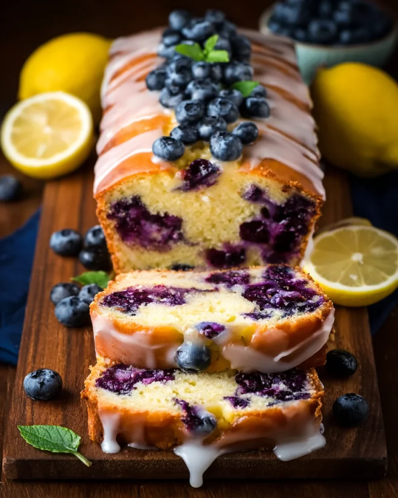 Lemon Blueberry Yogurt Loaf