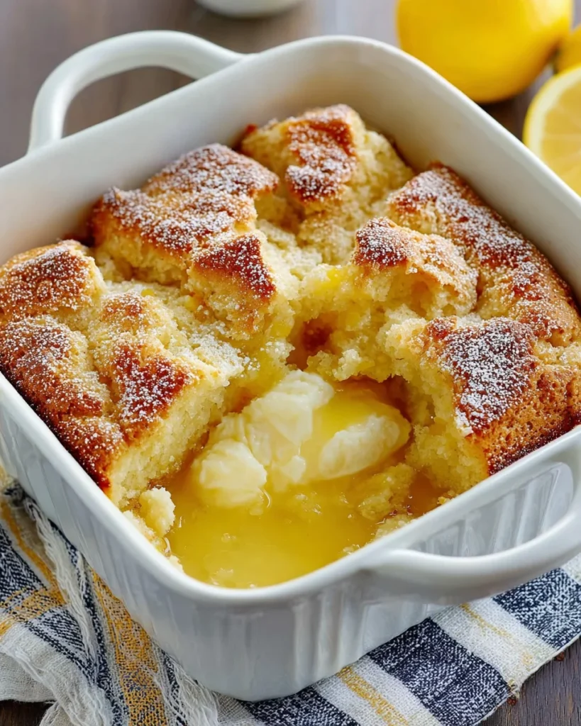 Magic Lemon Cobbler