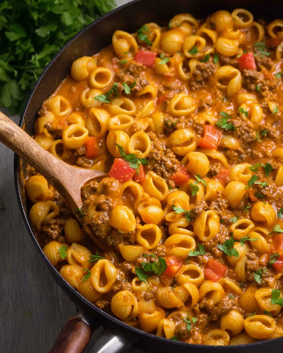 One Pot Taco Pasta Recipe