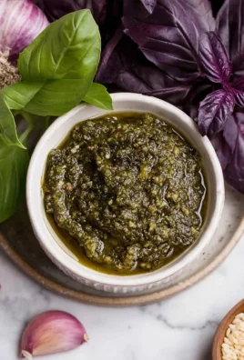 Purple Basil Pesto