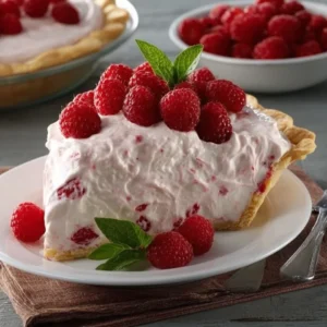 Raspberry Cream Pie