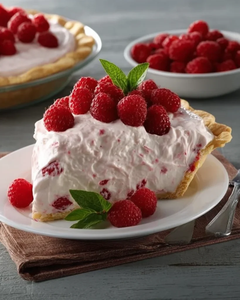 Raspberry Cream Pie