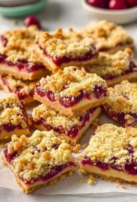 Tart Cherry Cheesecake Crumb Bars