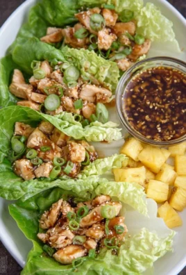 Teriyaki Chicken Lettuce Wraps
