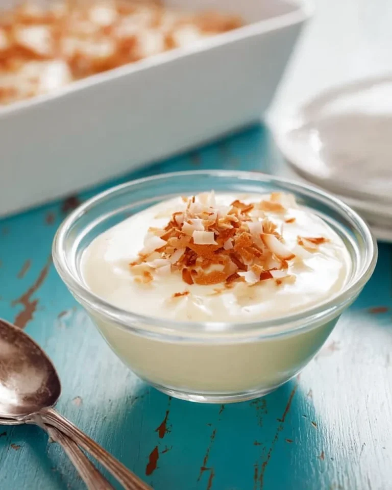 Toasted Coconut Cream Pudding