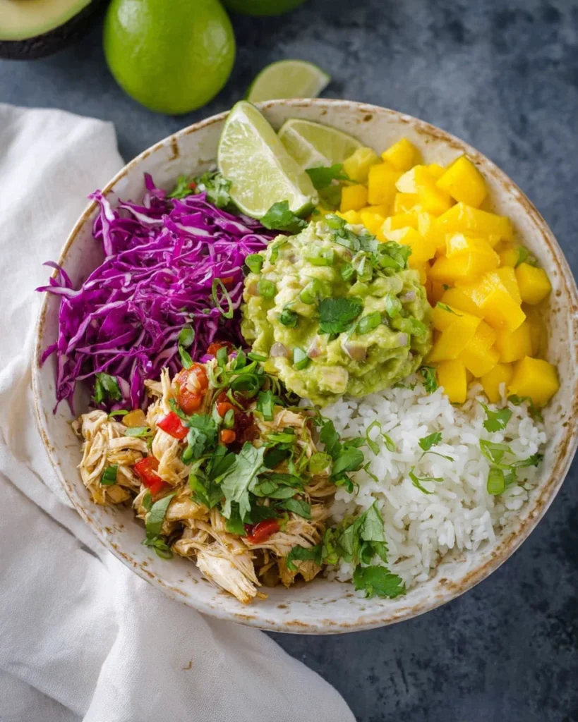 Tropical Sweet Chili Chicken Rice Bowls