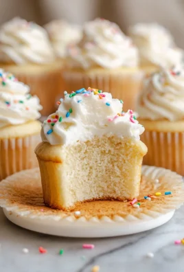 Vanilla Birthday Cupcakes