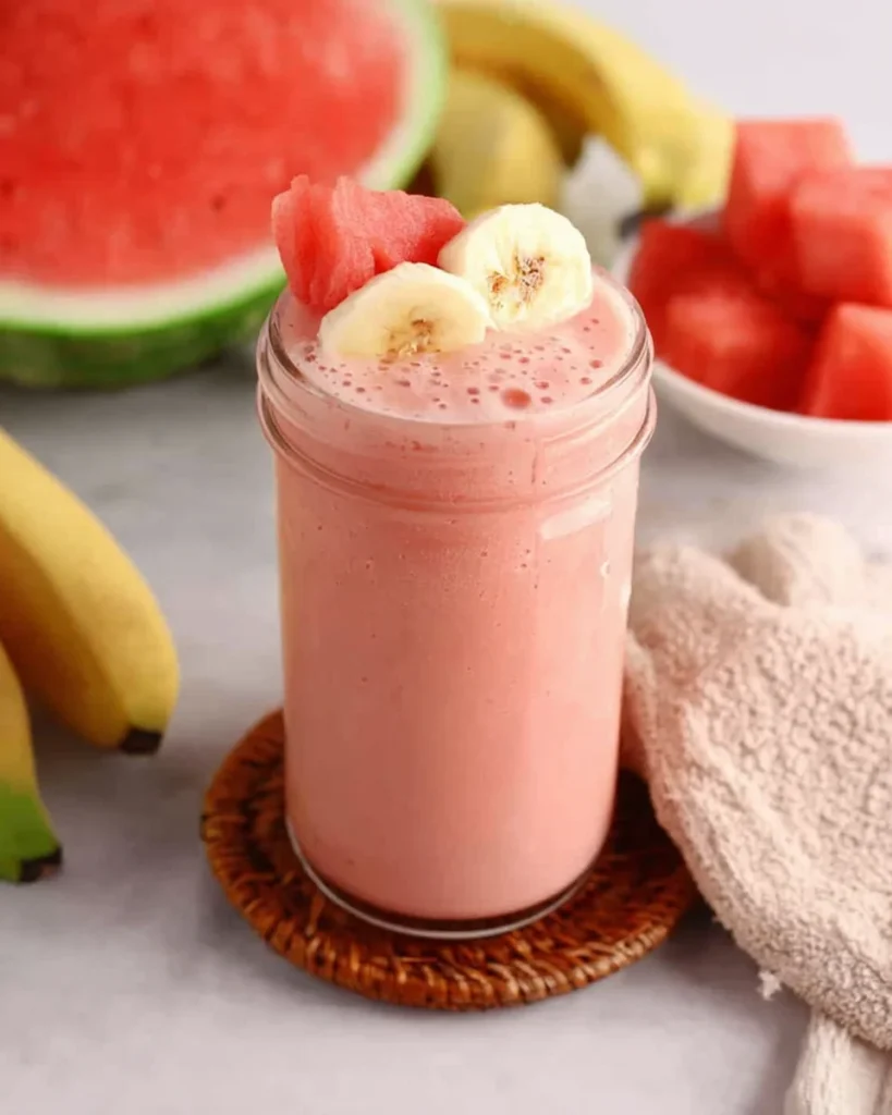 watermelon banana smoothie