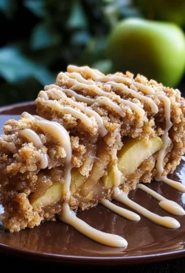 Apple Crumb Cake with Cinnamon Apple Drizzle