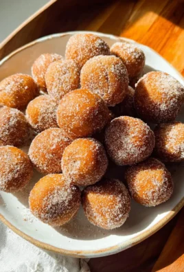 Cinnamon Sugar Pumpkin Donut Holes