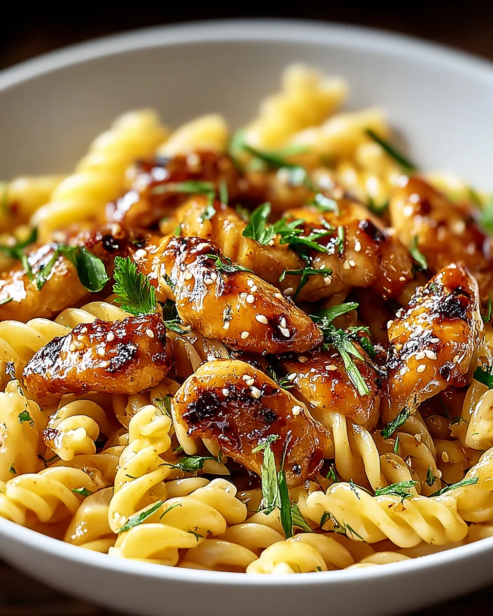 Honey Pepper Chicken Pasta