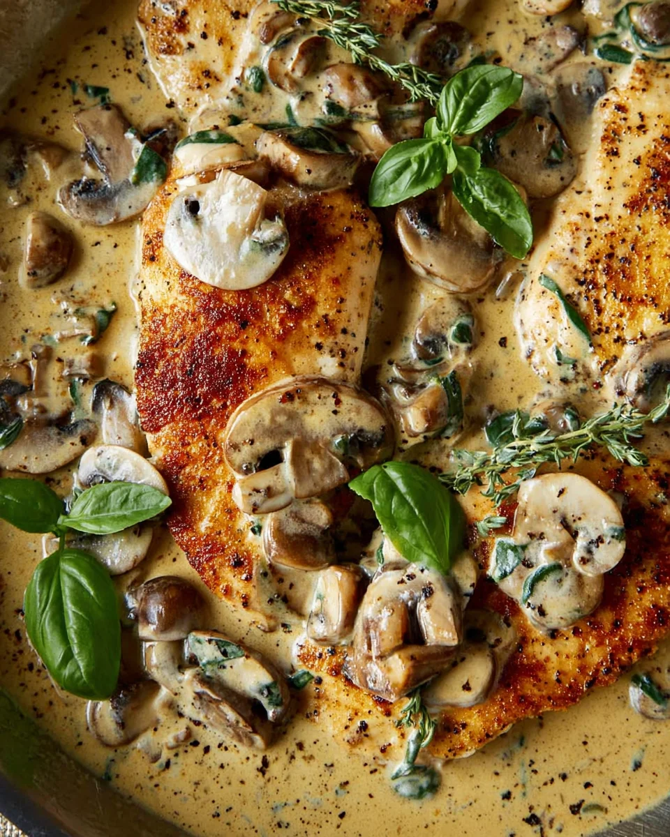 Creamy Mushroom Chicken