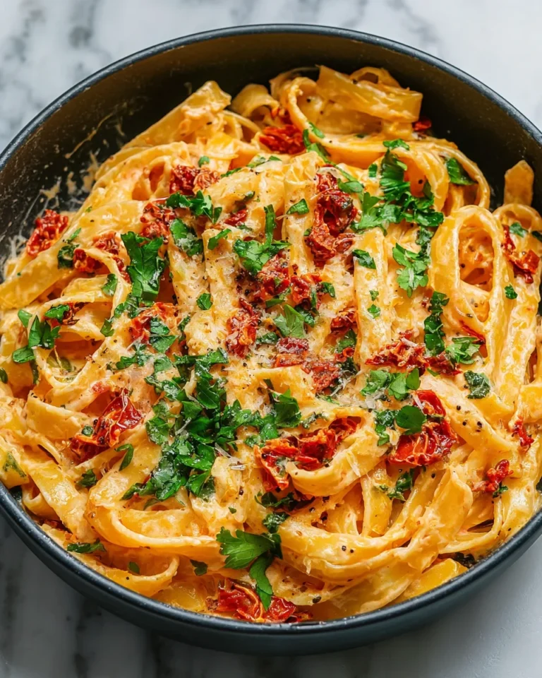 Creamy Sun-Dried Tomato Vegan Pasta