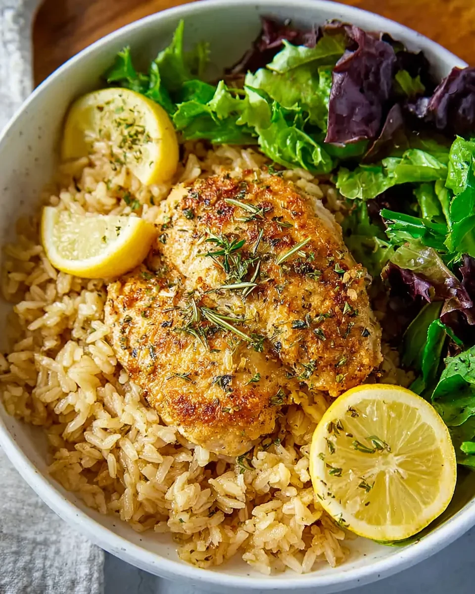 One-pan Lemon Herb Chicken Rice