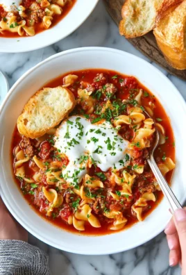 Slow Cooker Lasagna Soup