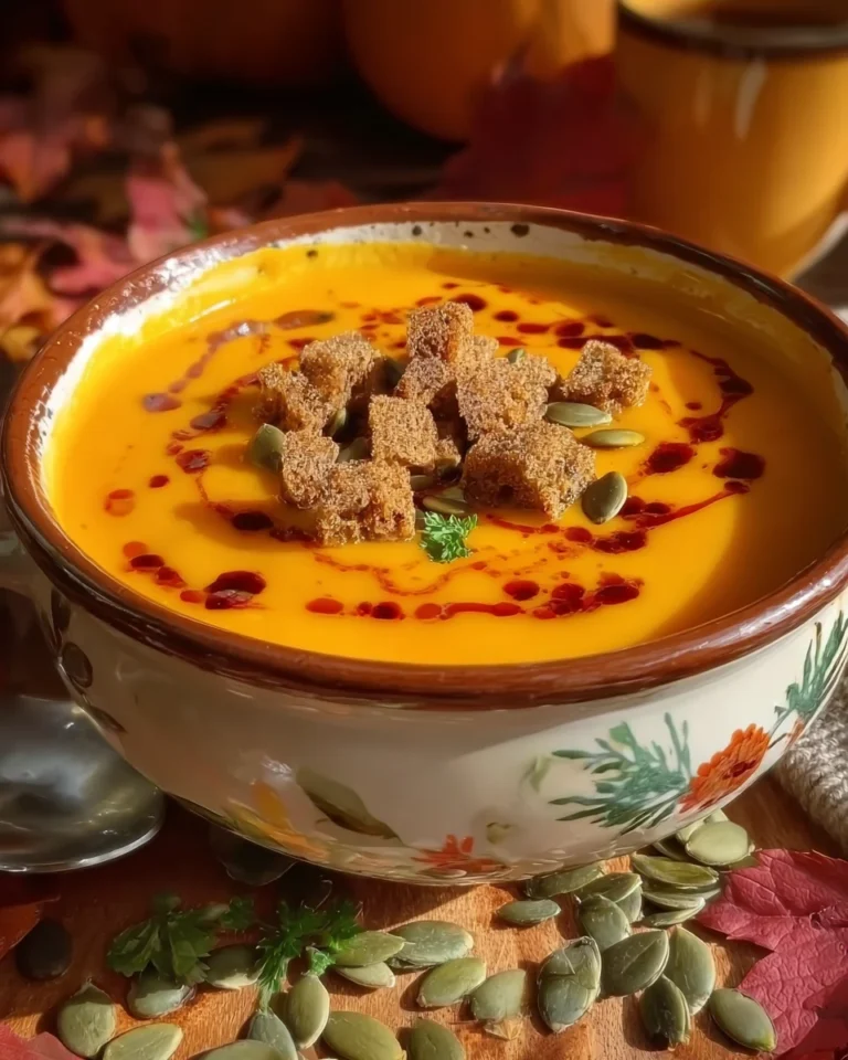 Autumn-Spiced Roasted Pumpkin Soup