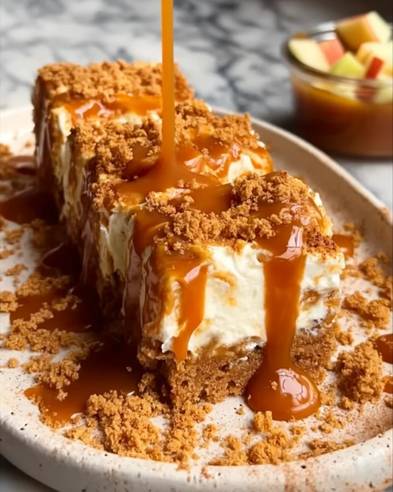 Caramel Apple Cheesecake Bars