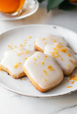 Cardamom Shortbread Cookies with Orange Glaze Recipe