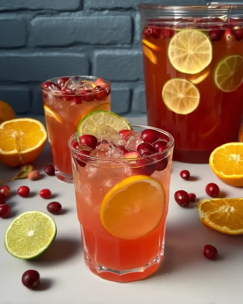 Cranberry Orange Sparkling Punch