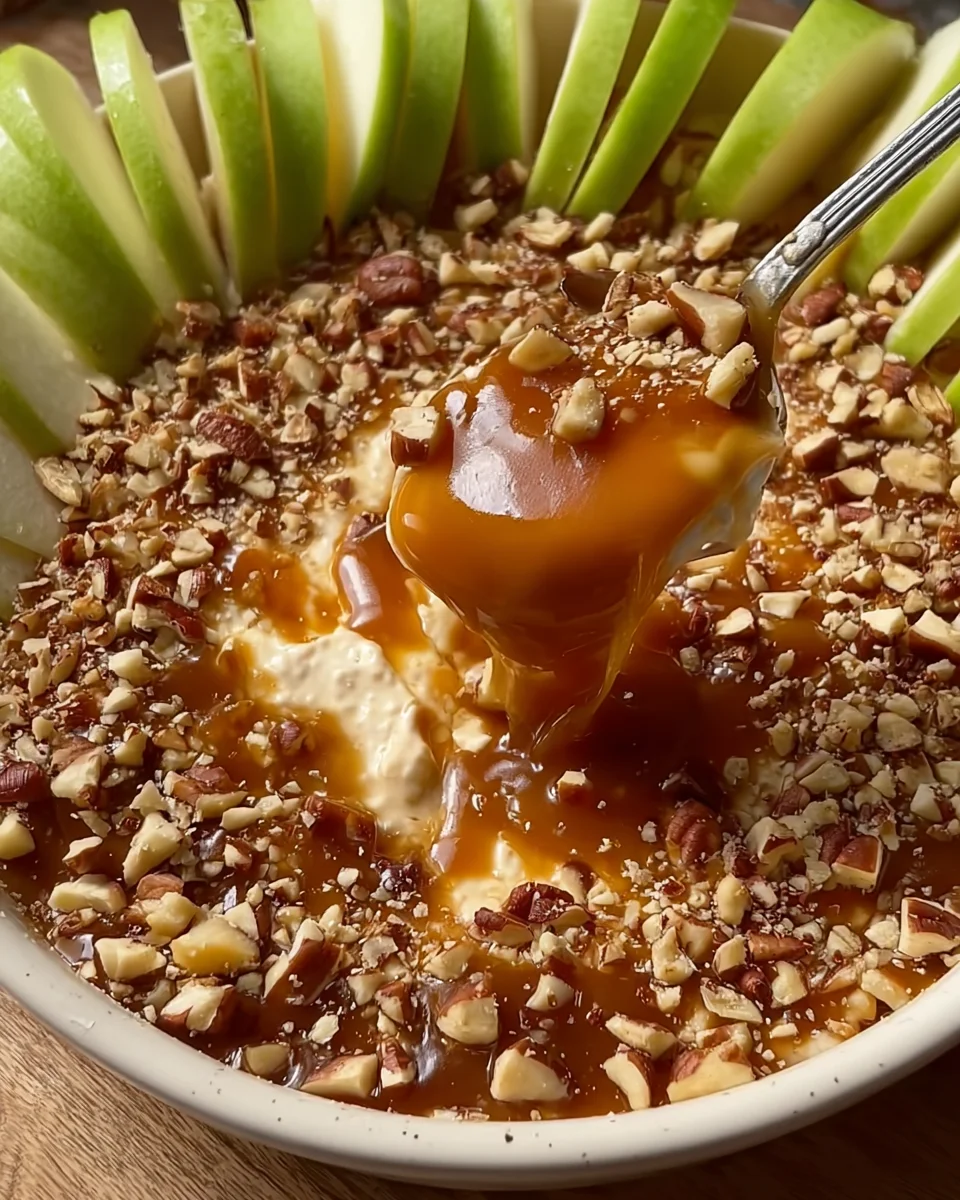 Cream Cheese Caramel Apple Dip