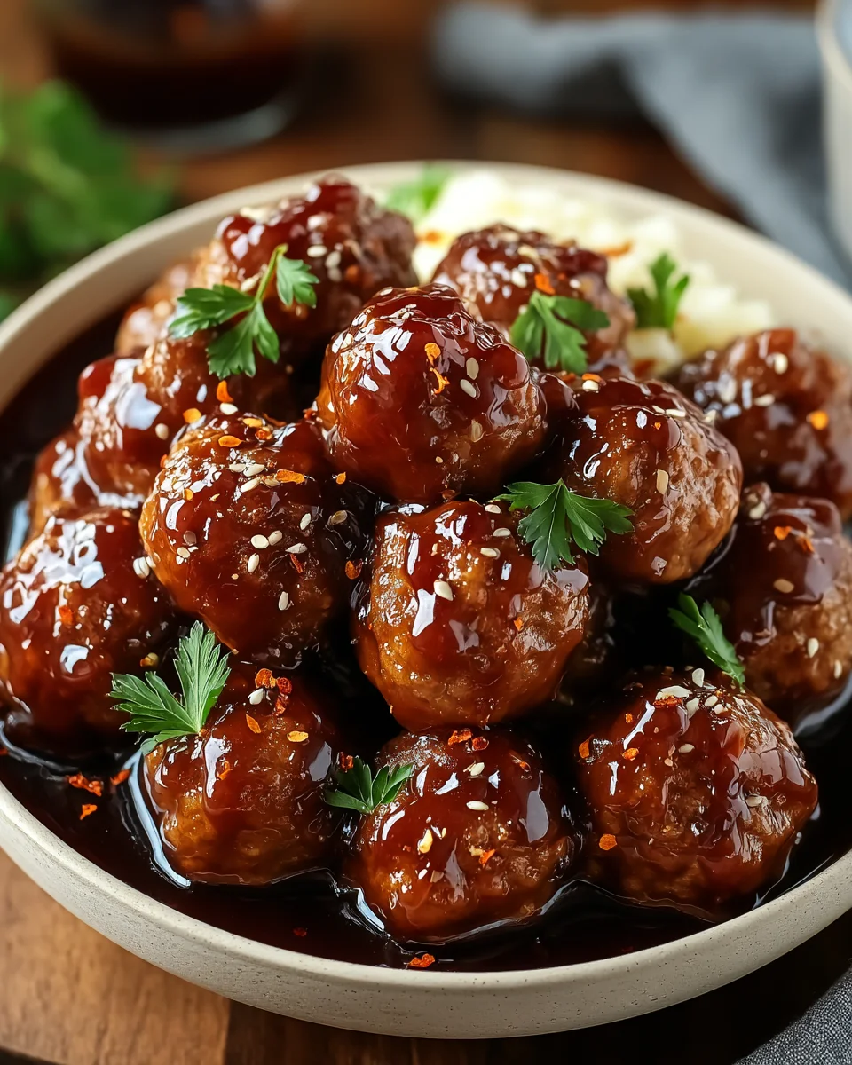 Crockpot Grape Jelly Meatballs