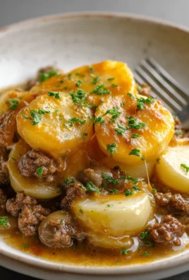 Crockpot Hamburger Potato Casserole