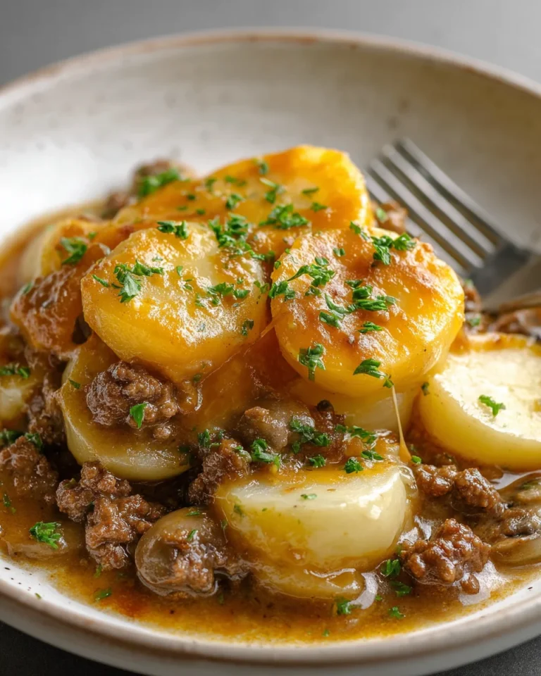 Crockpot Hamburger Potato Casserole