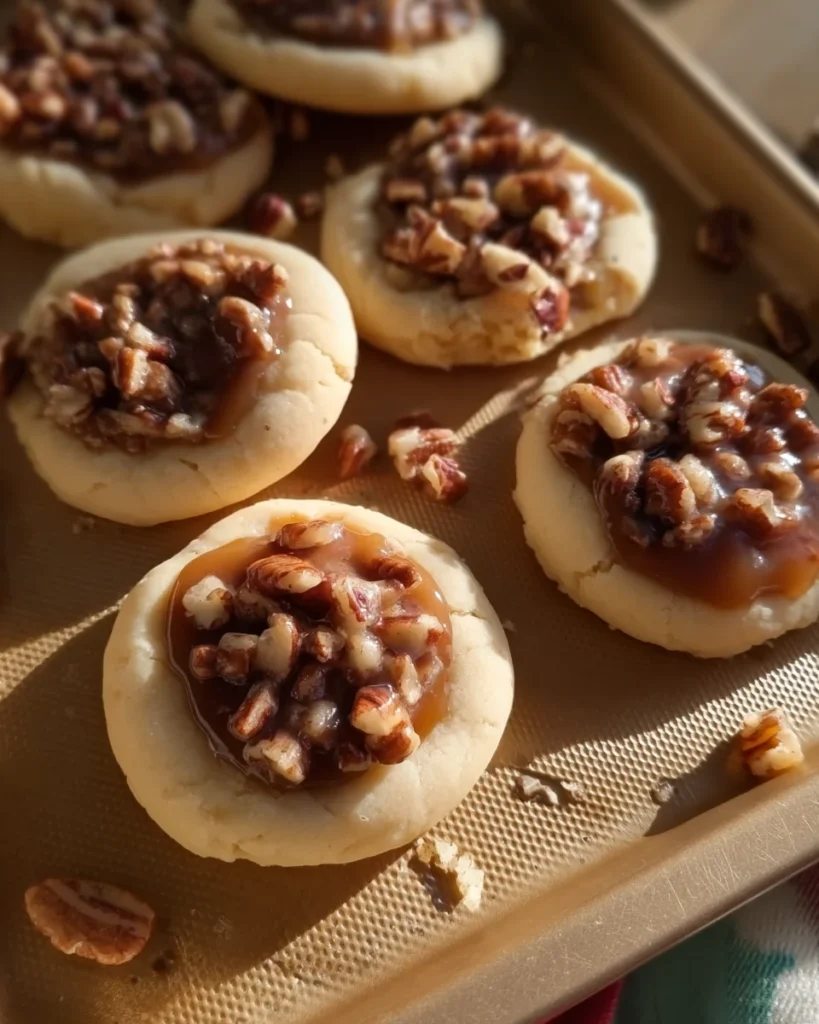 Crumbl pecan pie cookies