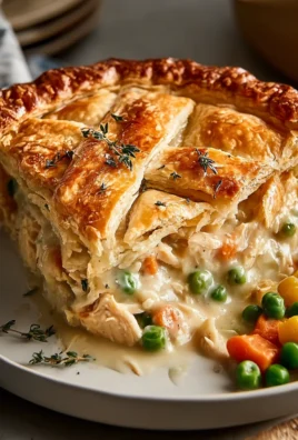 Golden Chicken Pot Pie with Buttery Crust