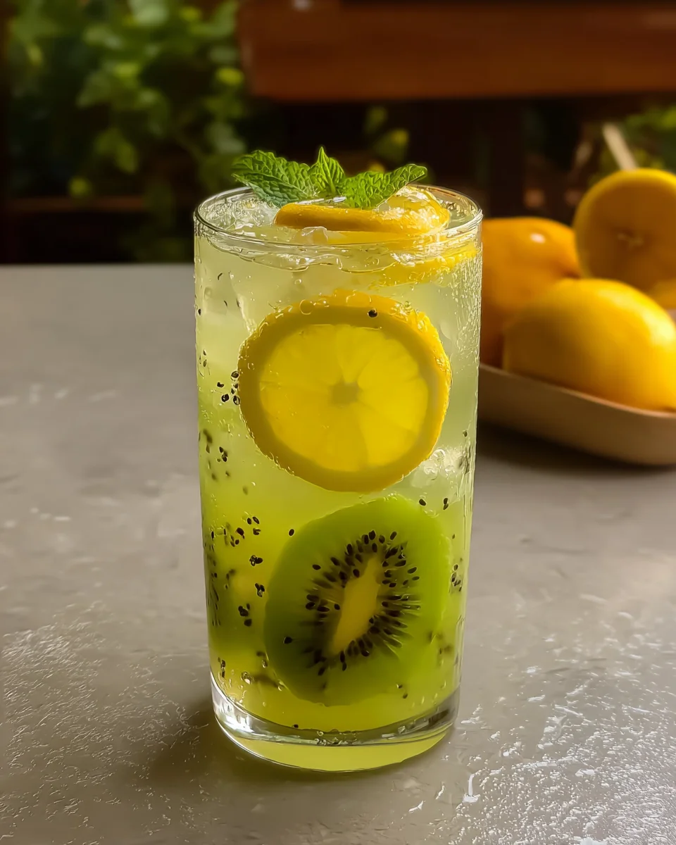 Kiwi lemon Mojito