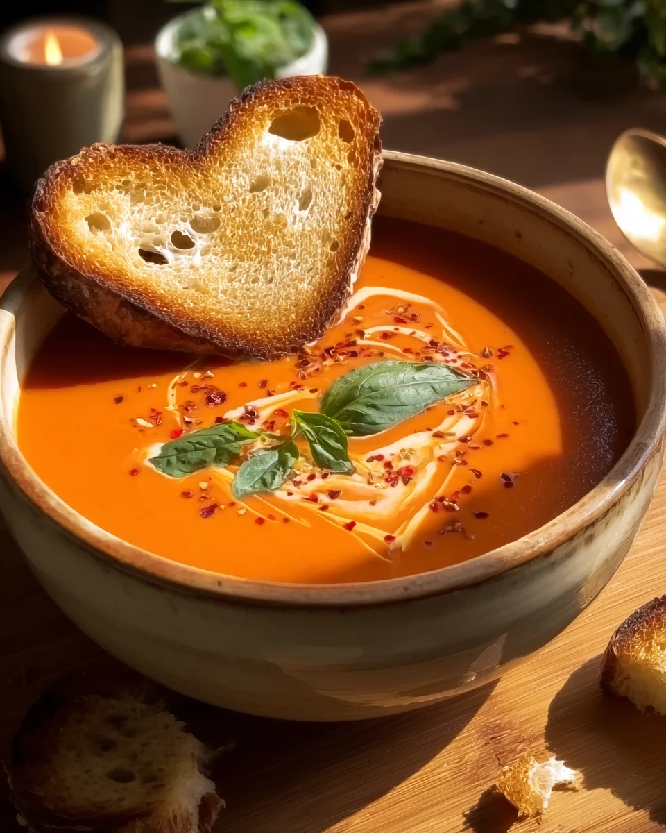 Middle-of-Winter Creamy Tomato Soup (Canned Tomatoes)