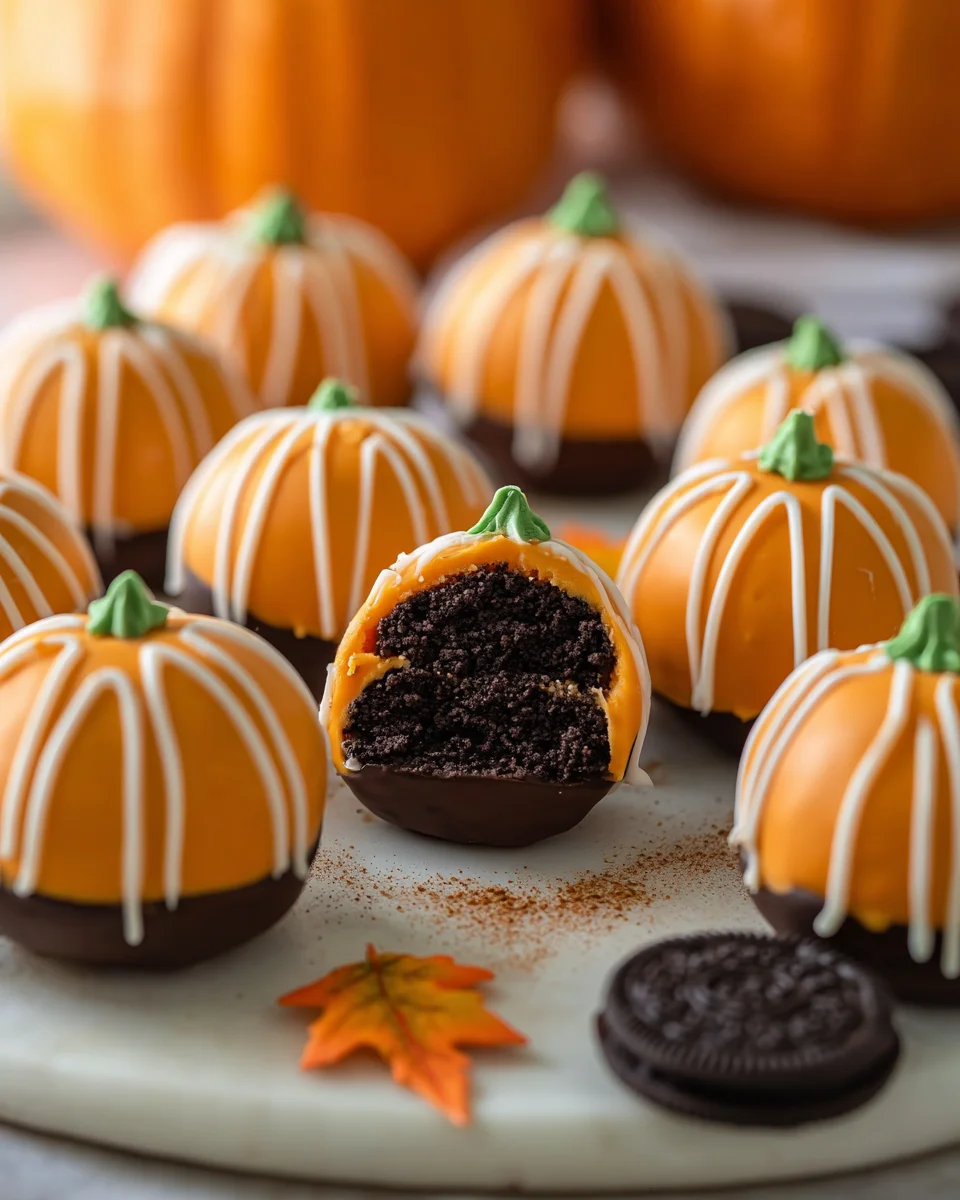 Pumpkin Oreo Balls