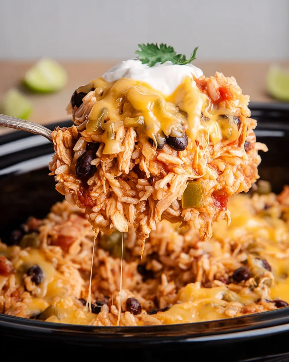 Slow Cooker Chicken Burrito Bowls