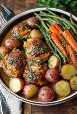 Slow Cooker Honey Garlic Chicken and Veggies