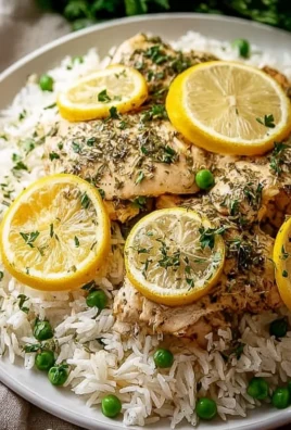 Slow Cooker Lemon Herb Chicken and Rice