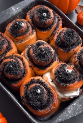 Spooky Cinnamon Rolls