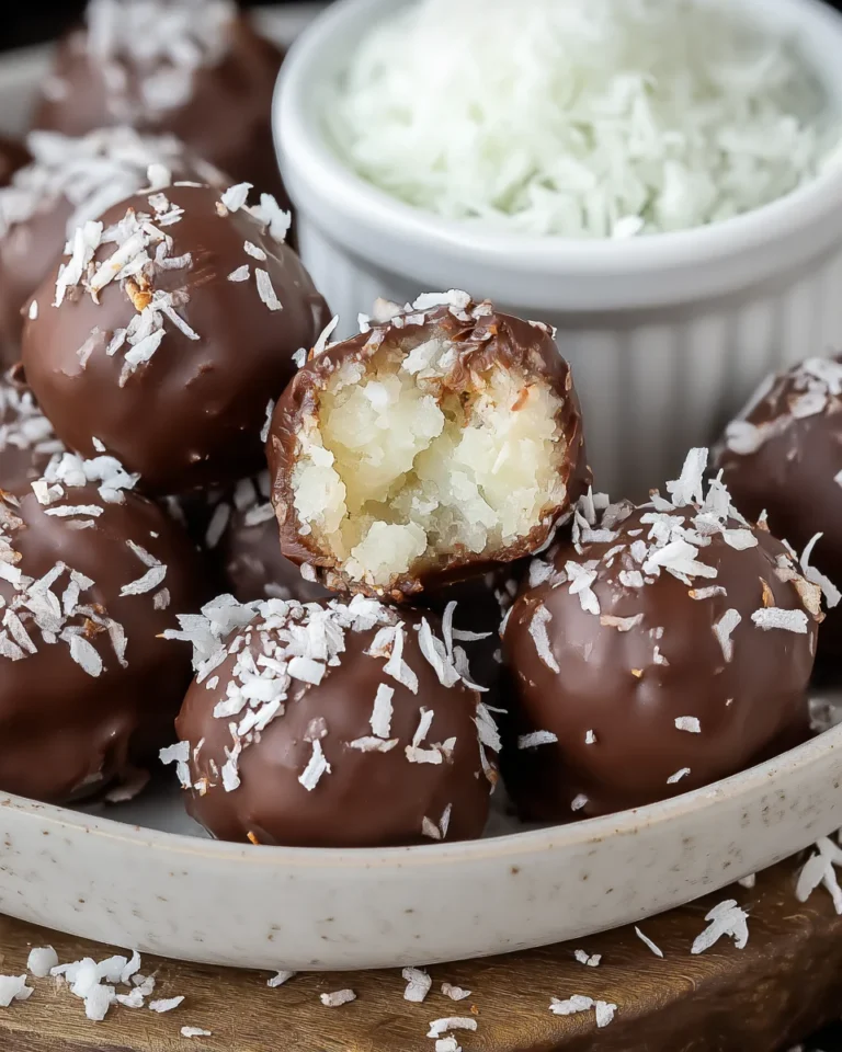 3 Ingredient Coconut Truffles