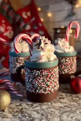 Christmas Chocolate Hot Cups