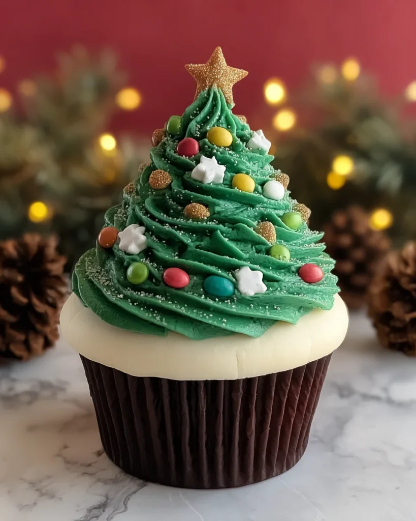 Christmas Tree Cupcakes