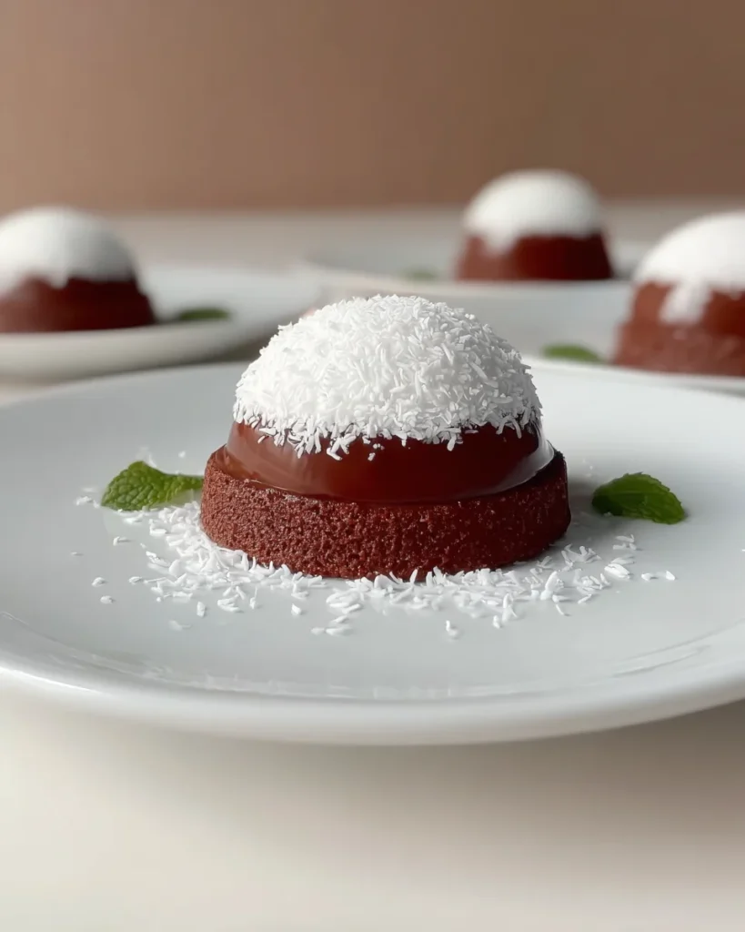 Coconut Dome with Chocolate