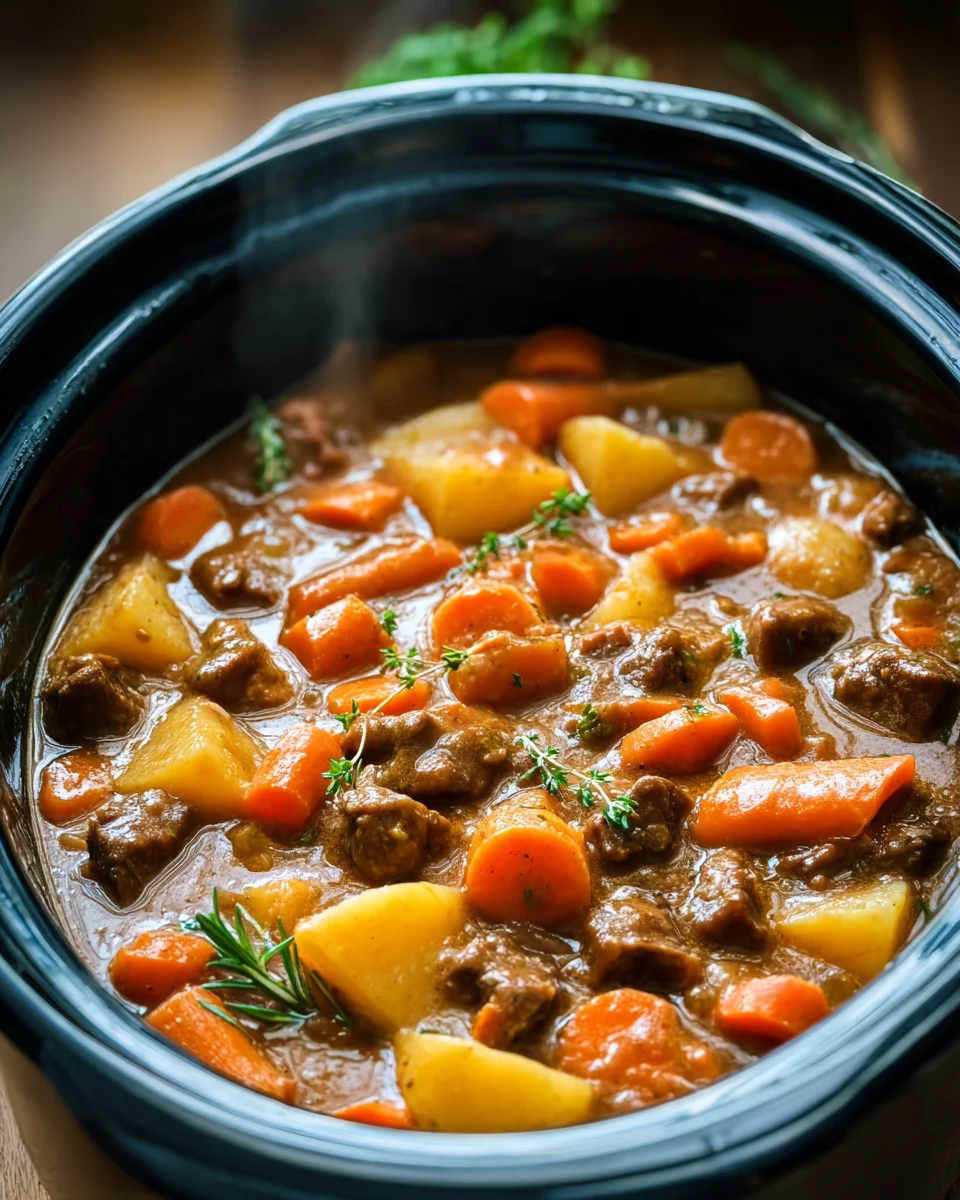 Crock Pot Beef Stew