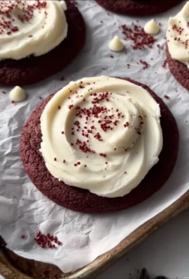 Crumbl Copy Cat Red Velvet Cupcake Cookies