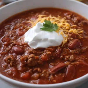 EASY CLASSIC HOMEMADE CHILI