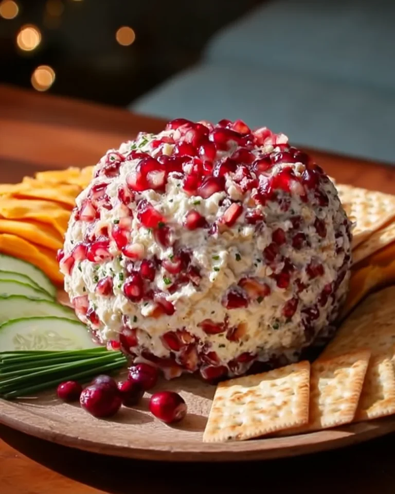 Fancy Christmas Cheese Ball