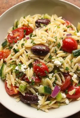 Greek Orzo Pasta Salad