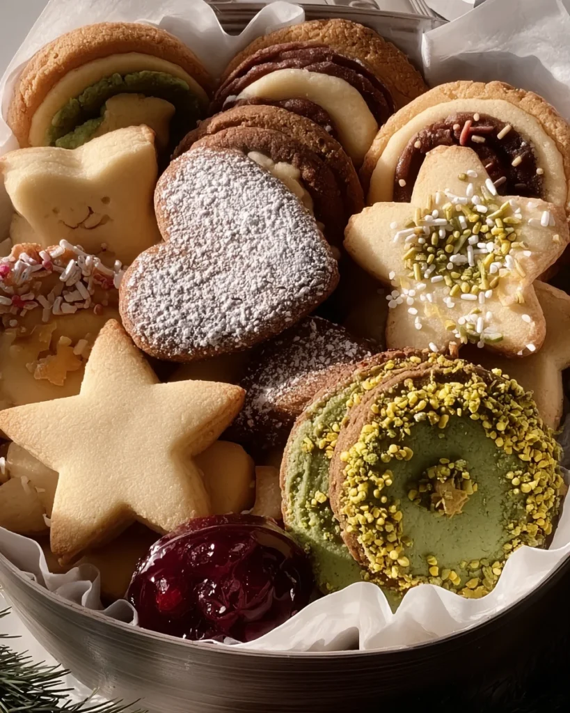 Holiday Butter Cookie Box