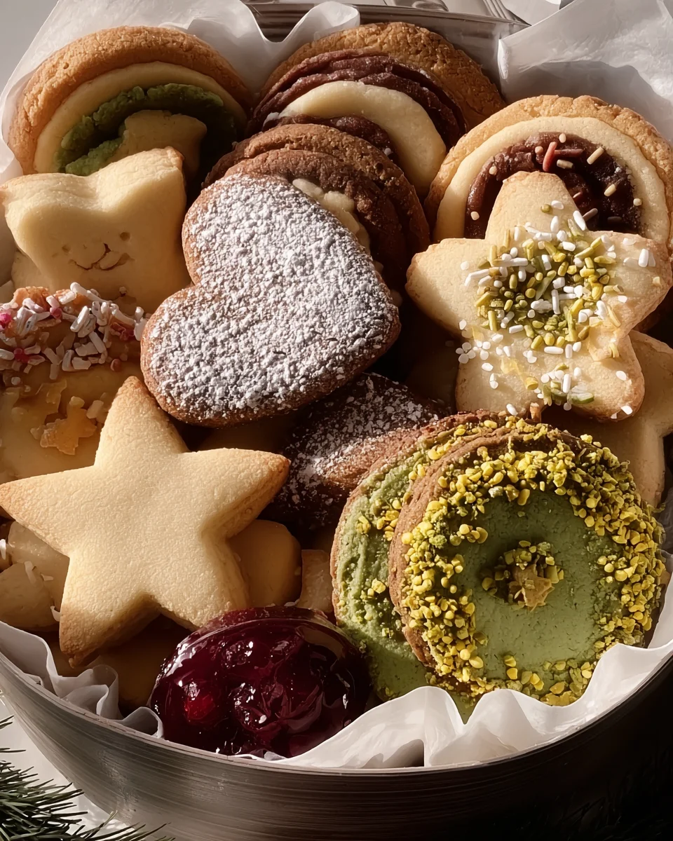 Holiday Butter Cookie Box